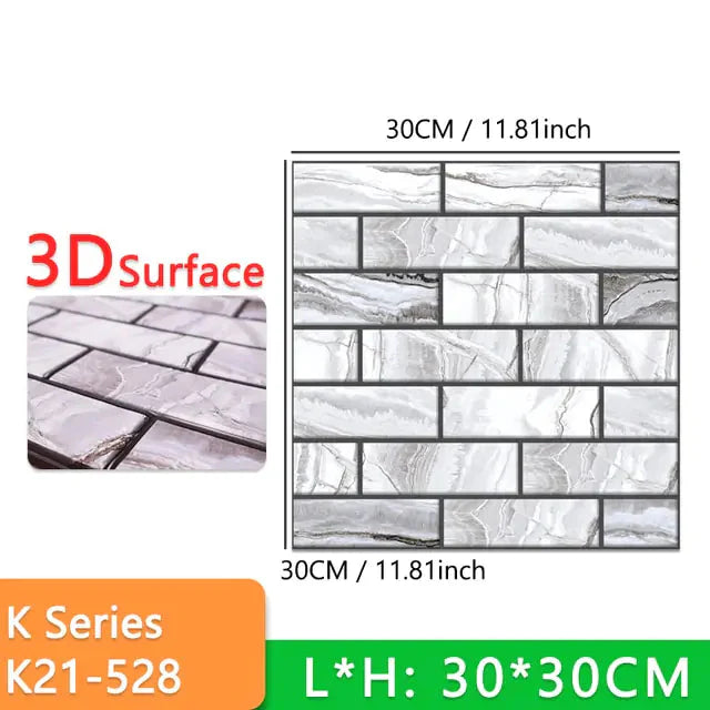 Thick Self-Adhesive Marble Floor Stickers Anti Spier