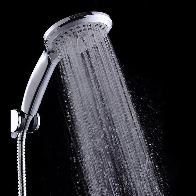 High Pressure Shower Head 5 Settings Handheld Shower Heads Spray With 5 FT Hose Anti Spier