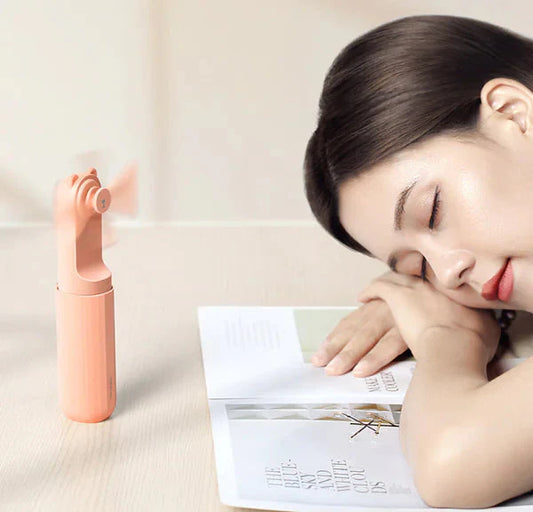 Portable Mini USB Rechargeable Handheld Fan Anti Spier