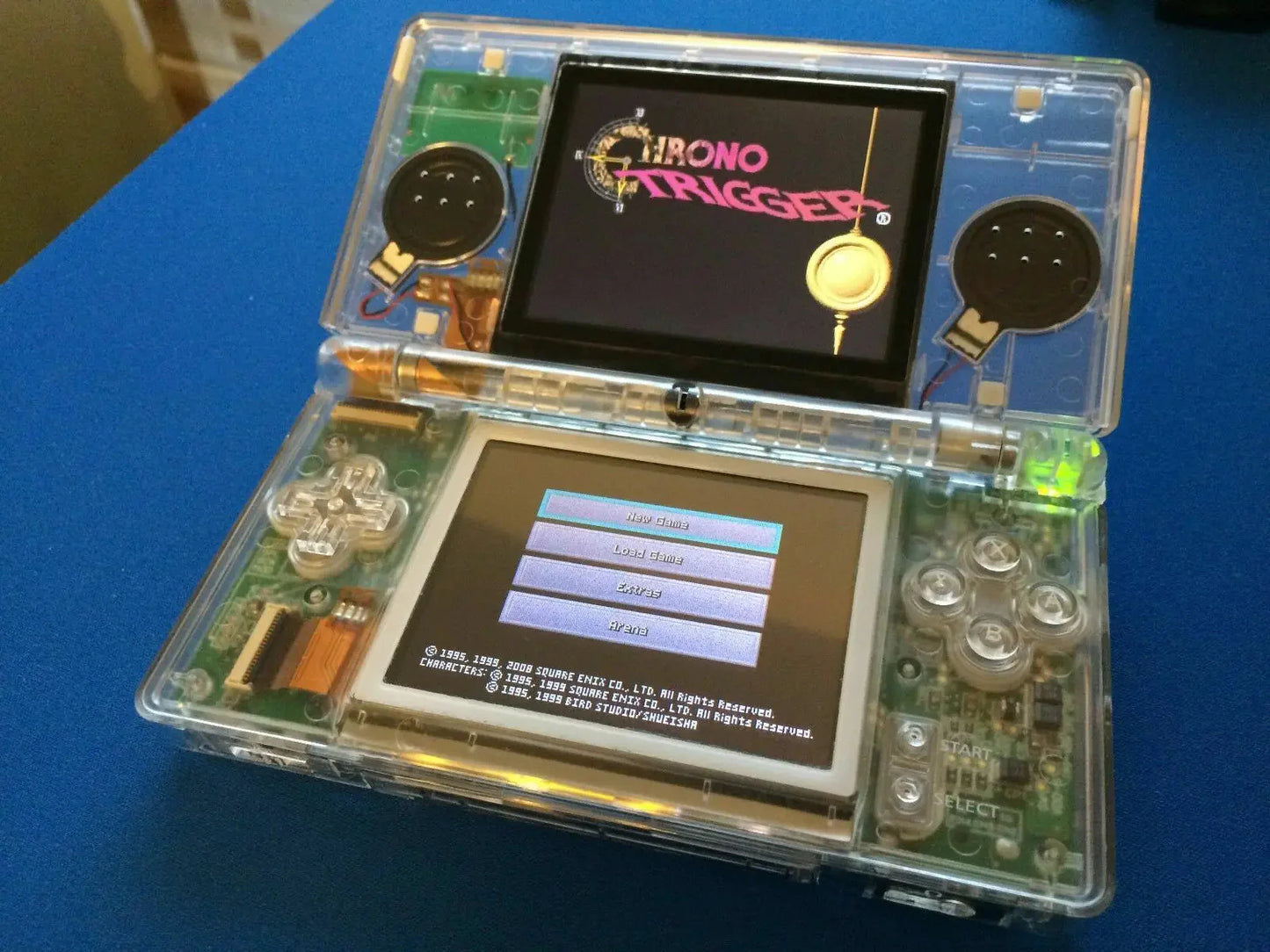 Full Replacement Housing Shell Screen Lens Clear For OEM Nintendo DS Lite NDSL Anti Spier