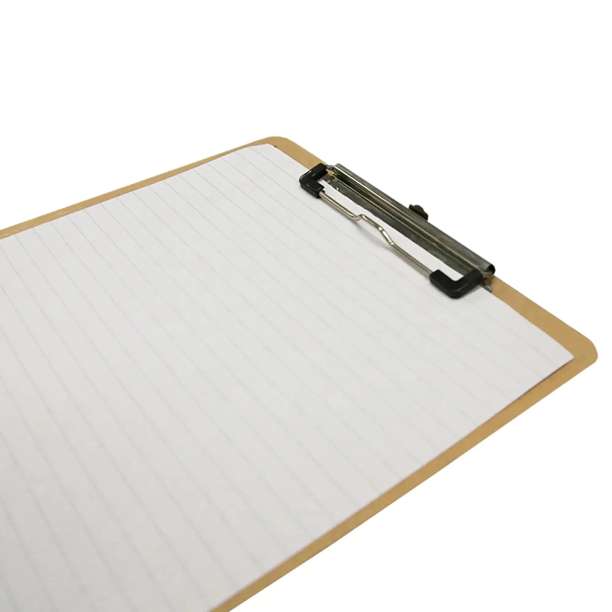 Standard Size Hardboard Clipboard w/ Low Profile Clip Anti Spier