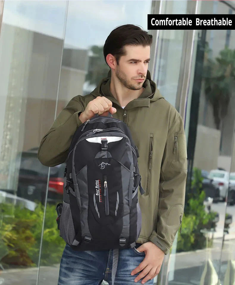 40L Men Women Travel Backpack Rucksack Camping Laptop Hiking School Book Bag USA Anti Spier