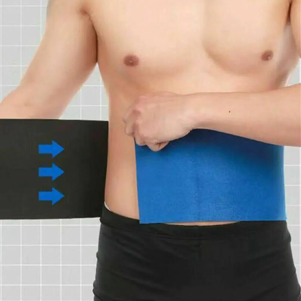 Waist Trimmer Belt Sweat Band Wrap Ab Stomach Weight Loss Fat Burner Slimming Anti Spier