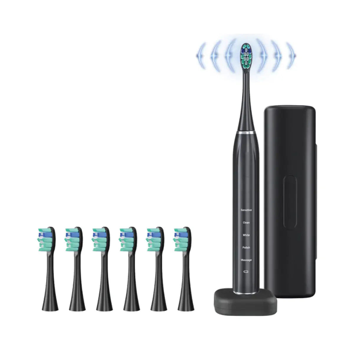 Smart Sonic Dental Care Toothbrush With 8 Brush Heads Anti Spier
