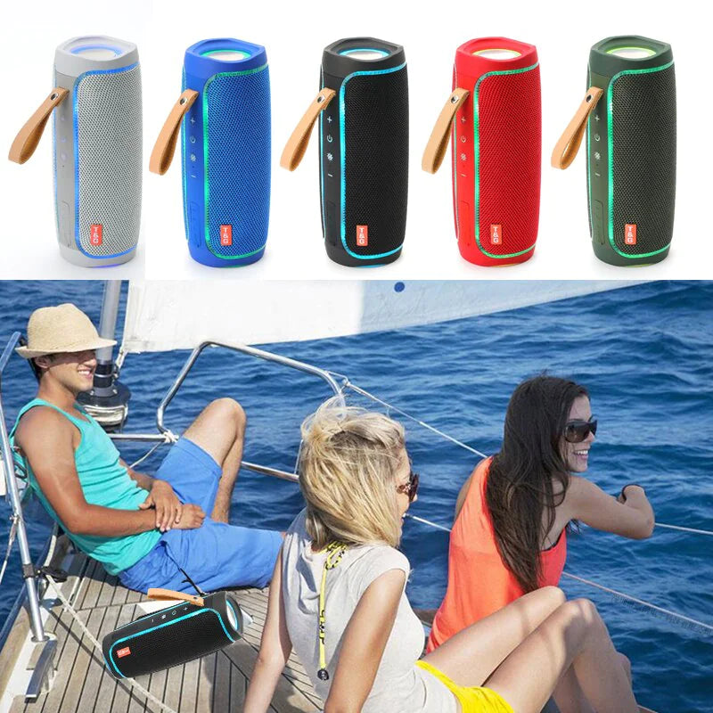Bluetooth Speaker Wireless Waterproof Outdoor Stereo Bass USB/TF/FM Radio LOUD - Anti Spier 
