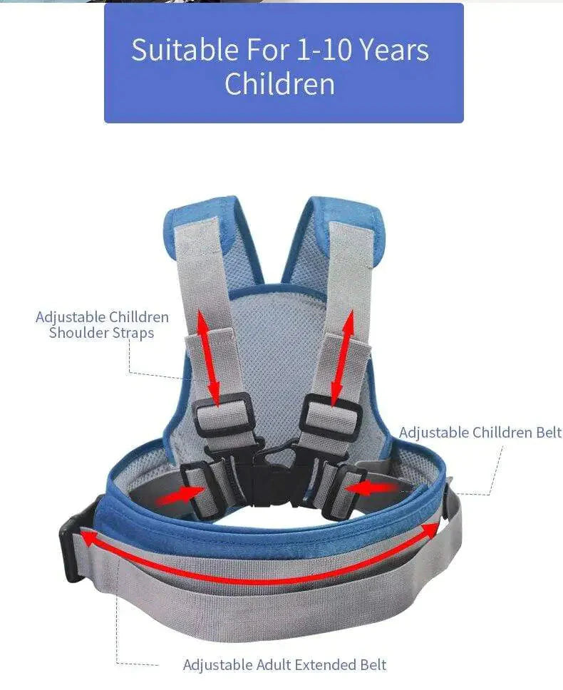 Motorcycle Safety Belt For Kids Anti Spier