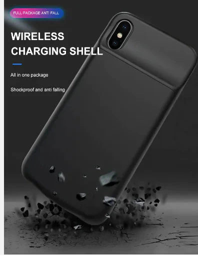 Rechargeable Power Bank Phone Case battery charging phone case Wireless Charger Battery Case For Iphone 15 Anti Spier