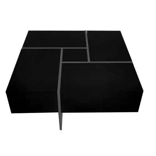 Unique Design Coffee Table With 4 Hidden Storage Compartments Anti Spier