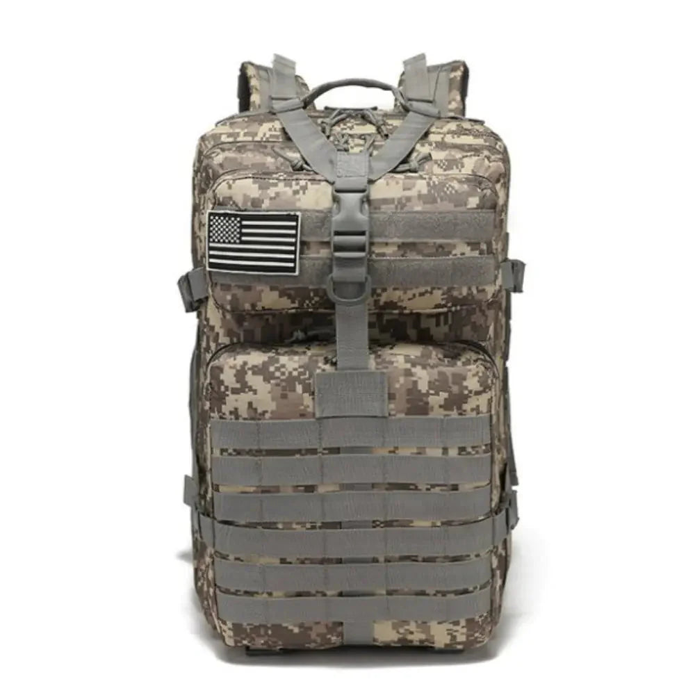 42L Tactical Backpack Bag with USA Patch Anti Spier