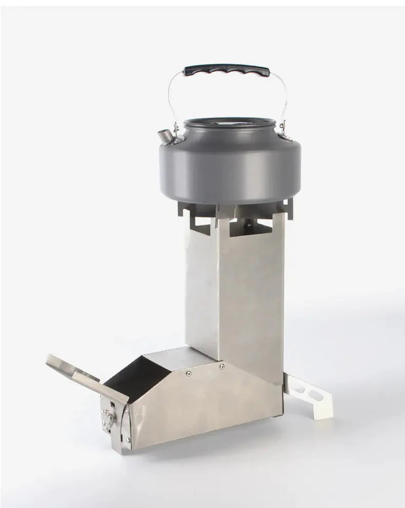 Stainless Steel Folding BBQ Grill for Camping and Firewood Anti Spier