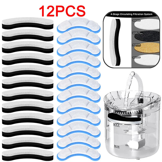 Pet Drinking Bowl Auto Drinking Filter for Cats Anti Spier