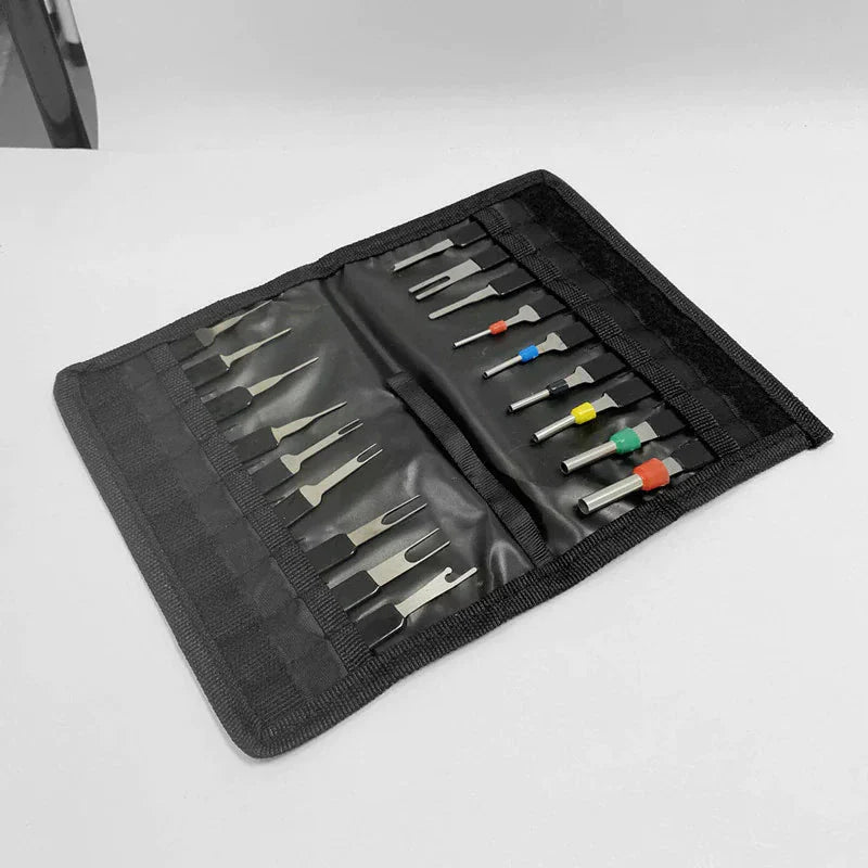 18Pcs Heavy Duty Thick Car Terminal Removal Kit Wire Connector Pin Release Tool Anti Spier