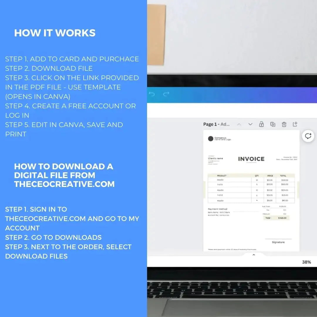 Downloadable 5 Page Business Template Bundle Style #2 Anti Spier