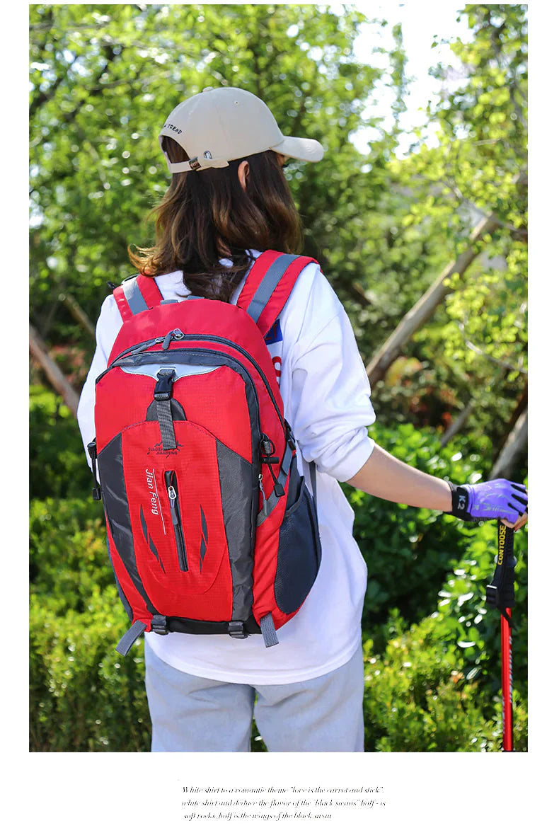 40L Men Women Travel Backpack Rucksack Camping Laptop Hiking School Book Bag USA Anti Spier
