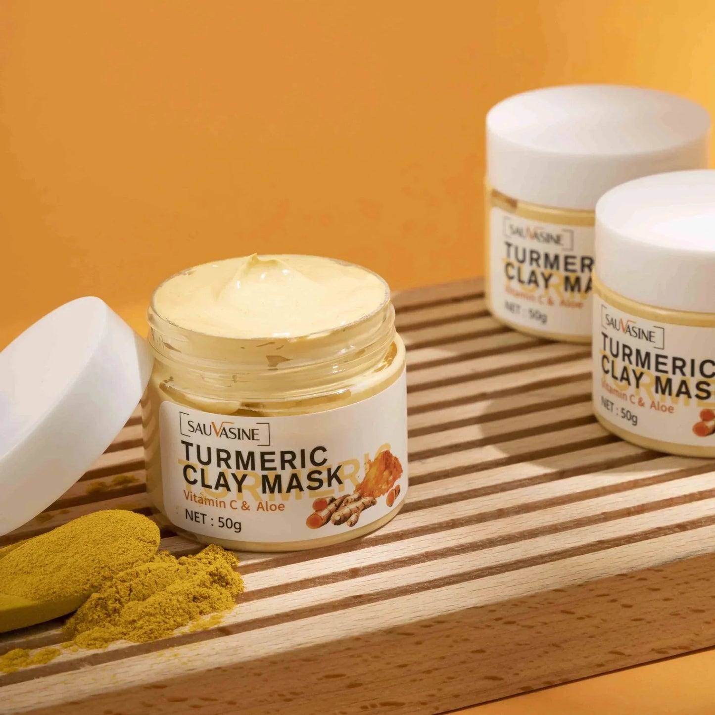 Turmeric Clay Mask Hydrating Moisturizing Anti Spier