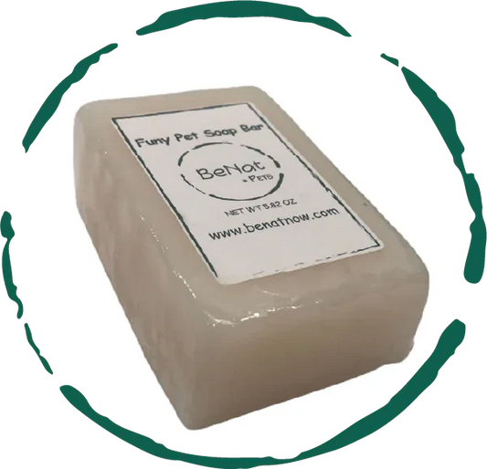 BeNat Pets. All-Natural Furry Pet Soap Bar. 5.8 oz. Anti Spier