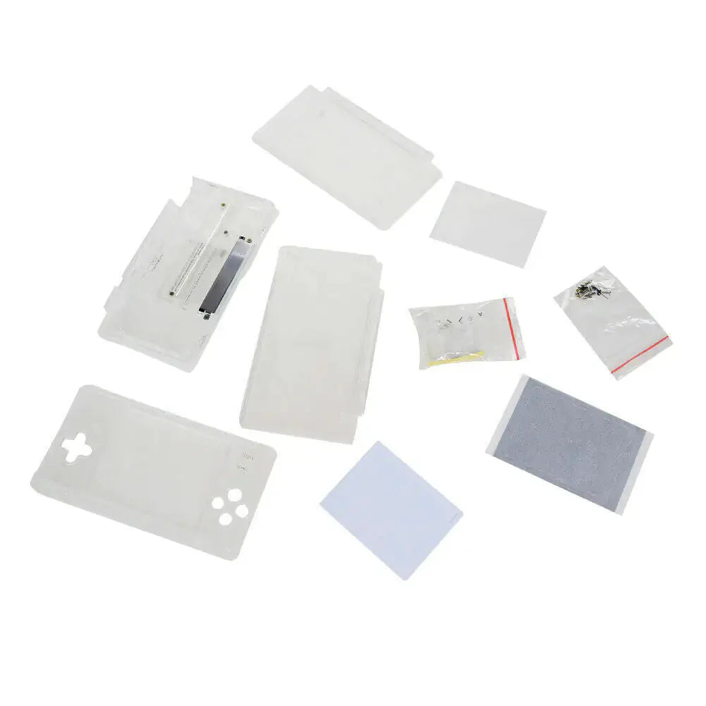 Full Replacement Housing Shell Screen Lens Clear For OEM Nintendo DS Lite NDSL Anti Spier