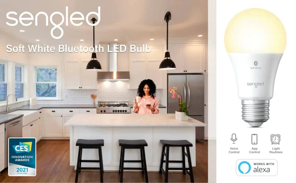 LED Smart Light Bulb, Alexa Compatible Anti Spier
