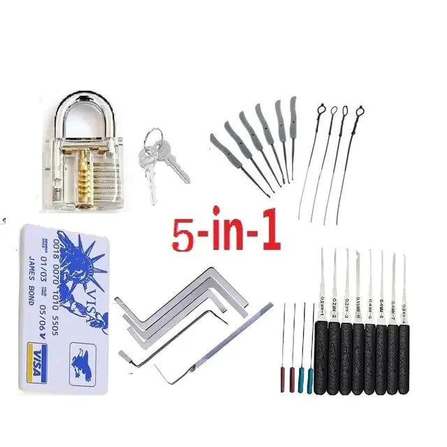 Lock Pick Set Row Tension Wrench Anti Spier