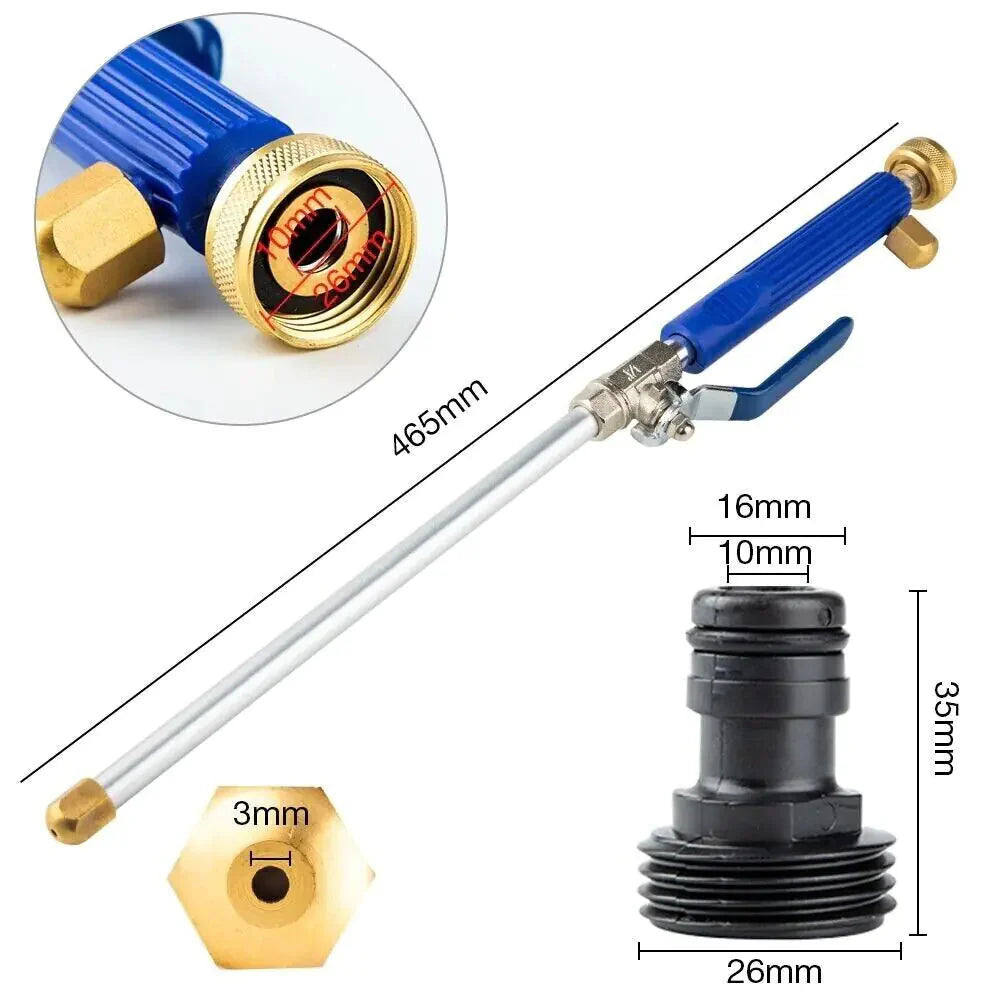 High Pressure Power Washer Water Spray Gun Nozzle Wand Attachment Garden Hose Anti Spier