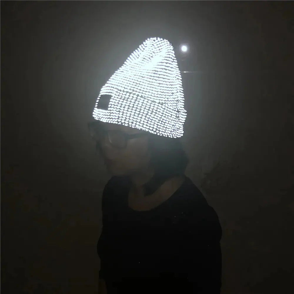 Reflective Beanie Anti Spier