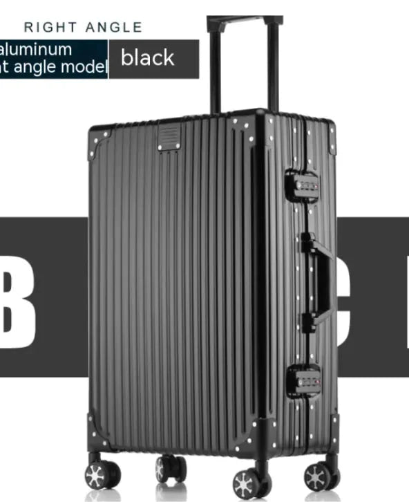 Aluminum Magnesium Alloy Trolley Case Anti Spier