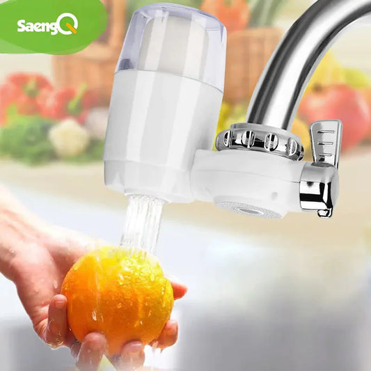 SaengQ Water filter Water Purifier Clean Kitchen Faucet Washable Ceramic Percolator Filtro Rust Bacteria Removal Water Tap Anti Spier