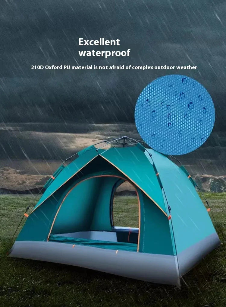 3-4 Double Automatic Camping Tent Anti Spier