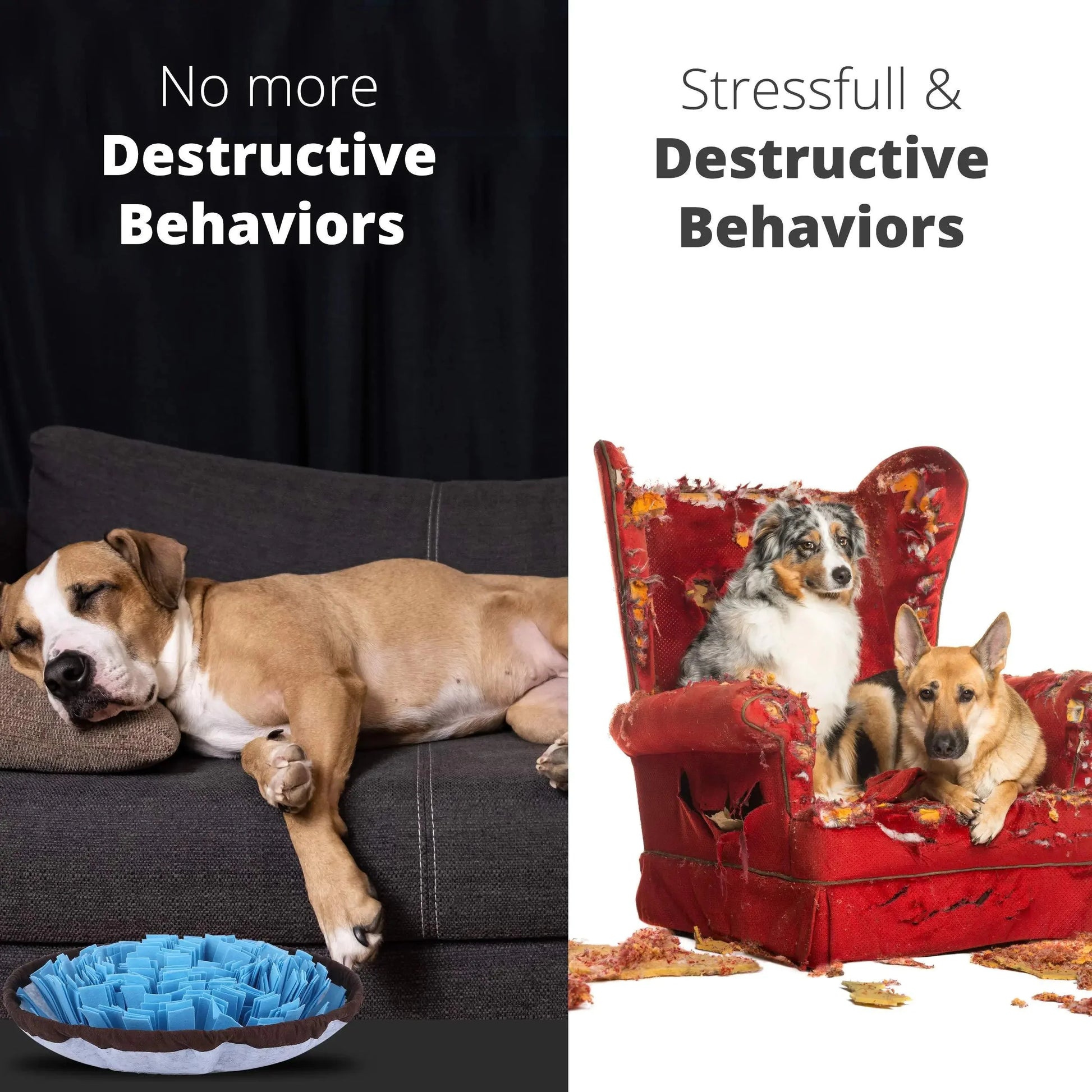 Adjustable Snuffle Foraging Mat Dog Mental Puzzle Interactive Toys Stress Relief Anti Spier