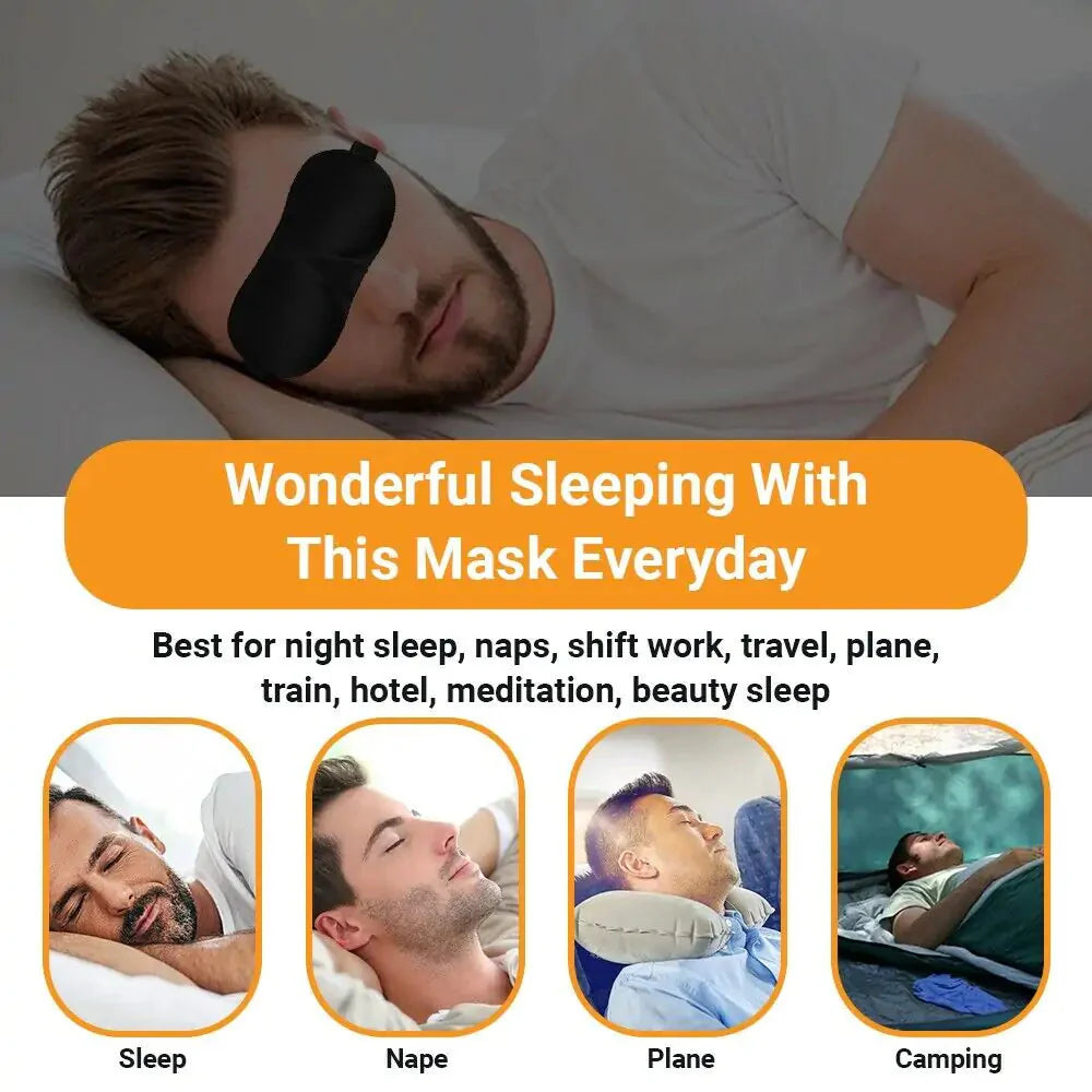 2 Pack Travel 3D Eye Mask Anti Spier