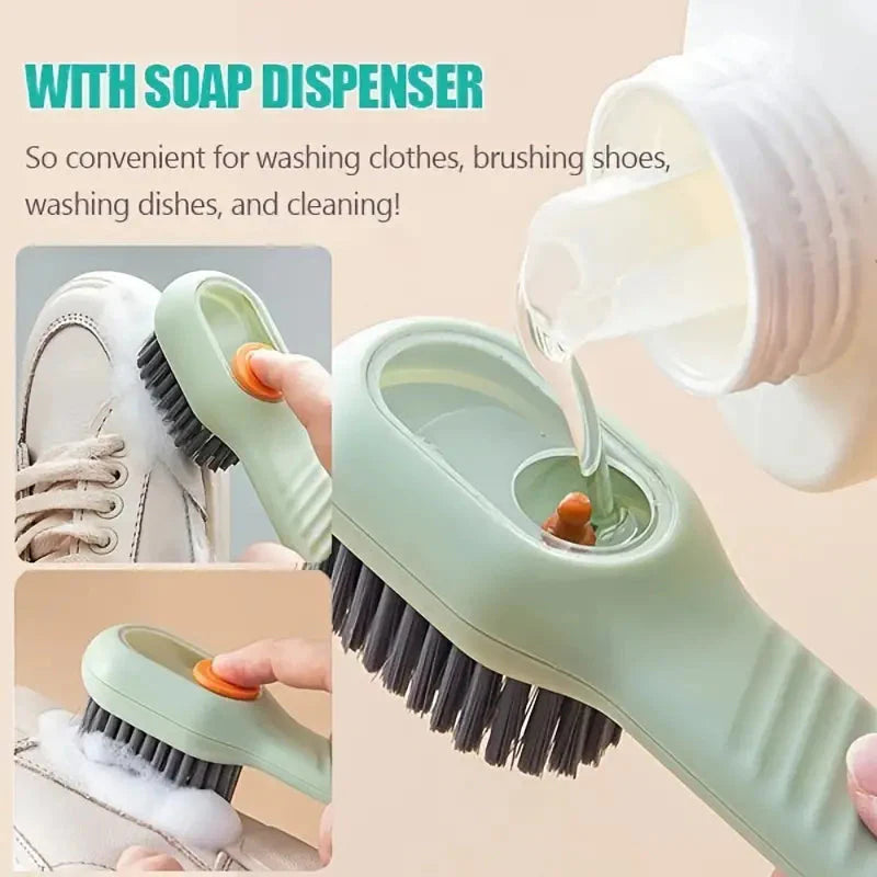 Multi-Function Shoe Brush with Soft Hair for Home Use Anti Spier
