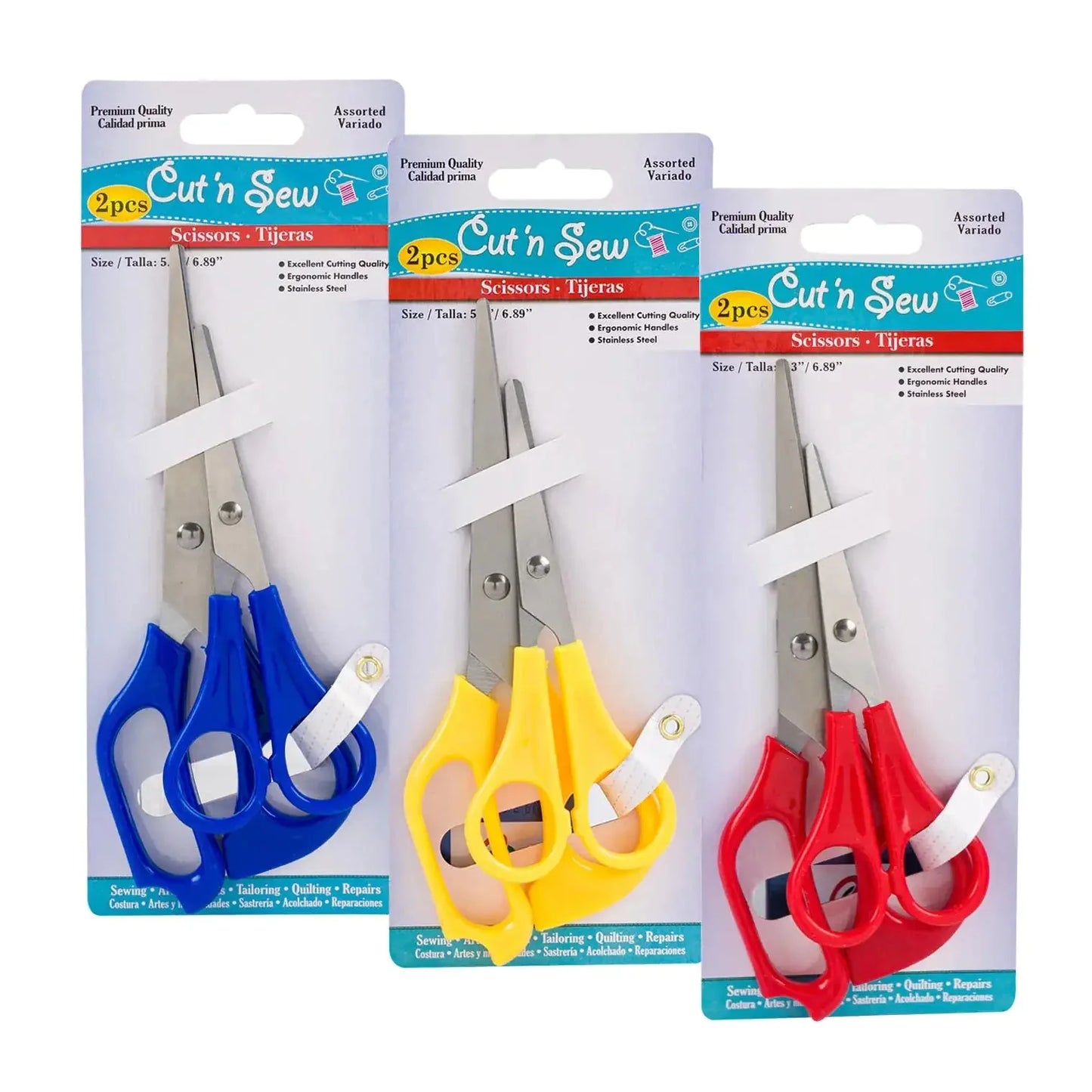 2pk Scissors- Random Color Anti Spier