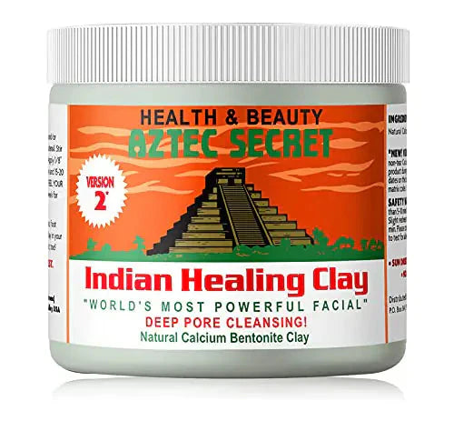 Aztec Secret– Indian Healing Clay 1 lb – Deep Pore Cleansing Facial & Body Mask – The Original 100% Natural Calcium Bentonite Clay – New Version 2 1 Pound (Pack of 1) Anti Spier