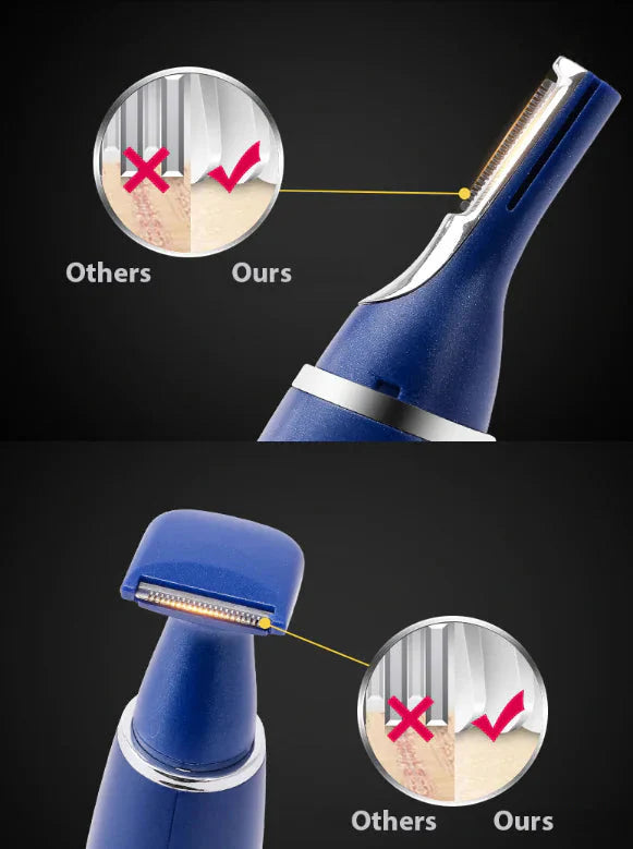 Electric Ear Beard Nose Hair Trimmer Eyebrow Mustache Remover Shaver Clipper New Anti Spier