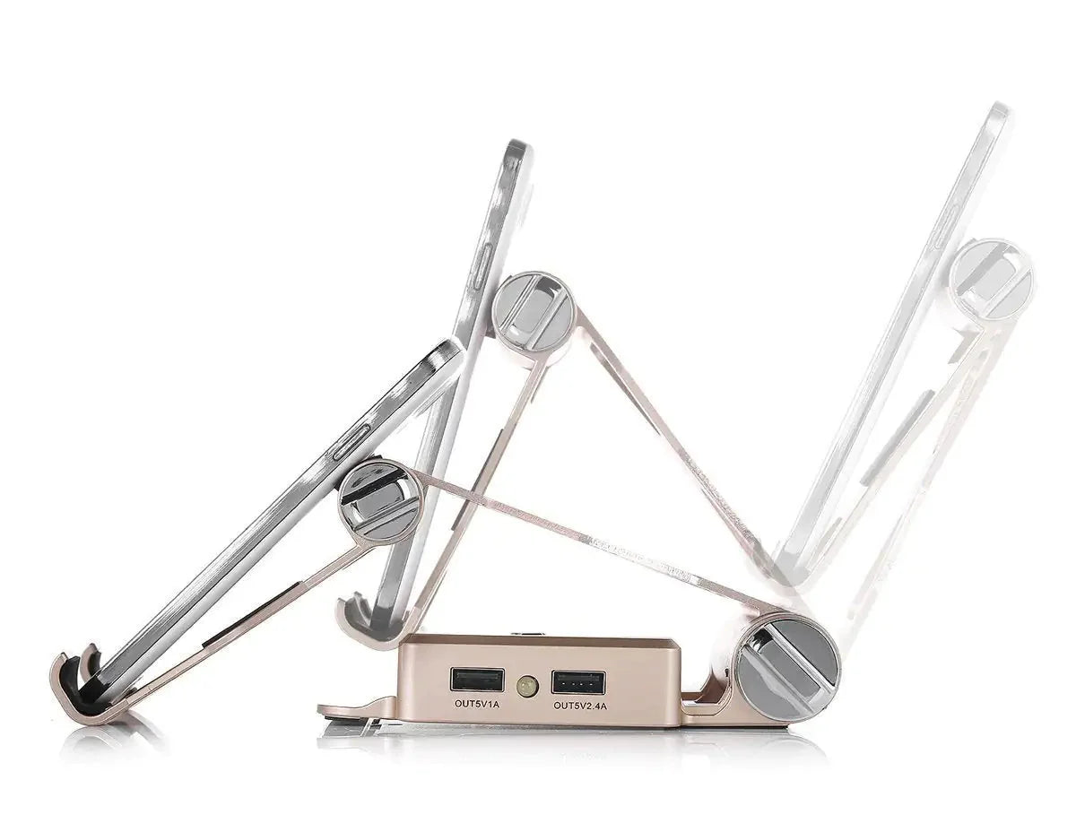 Podium Style Stand With Extended Battery Up To 200% For iPad, iPhone And Other Smart Gadgets Anti Spier