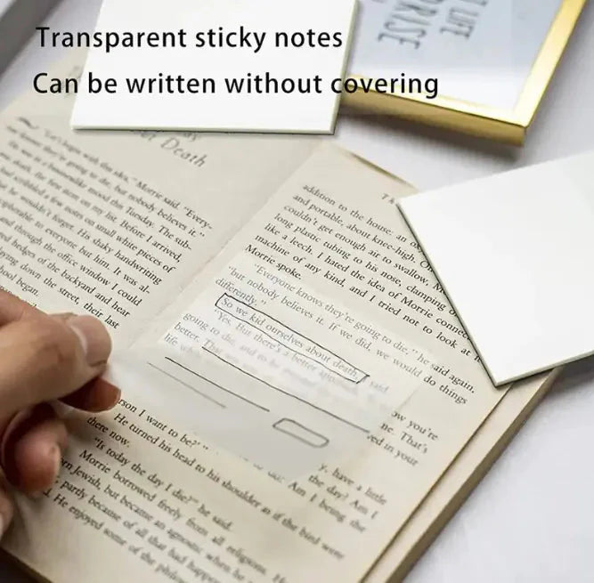 Transparent Note Sticker Anti Spier