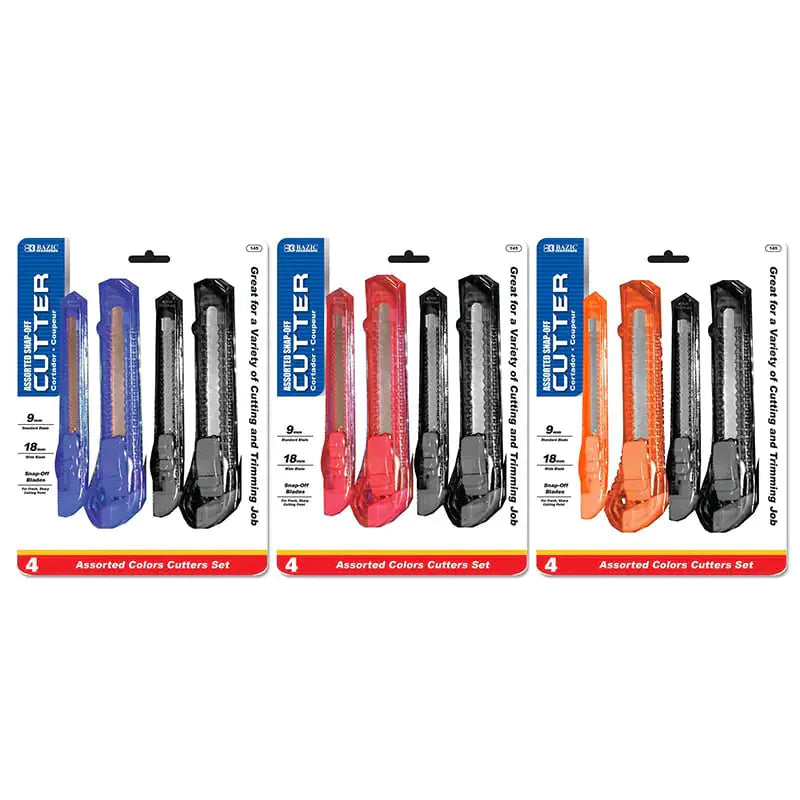 Jumbo Mini Multipurpose Cutter (4/Pack) Anti Spier