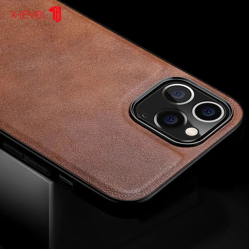 Leather iPhone Case Anti Spier