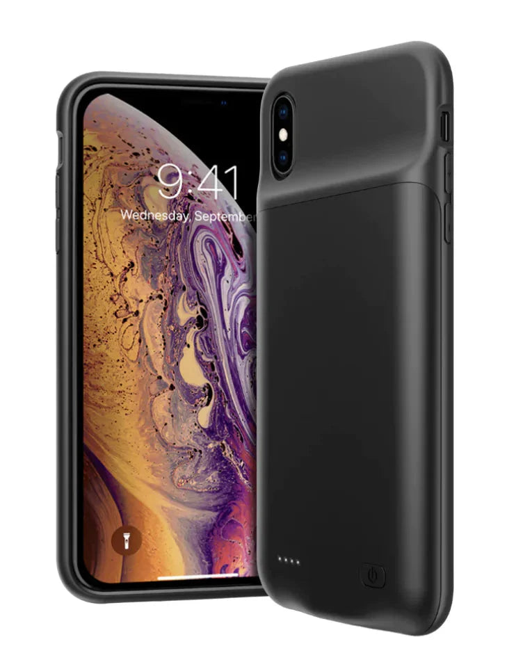 6800mAh Slim Battery Charger Case for iPhone 11-15 Pro Max & XR/XS Anti Spier