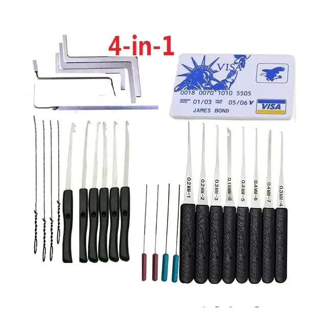 Lock Pick Set Row Tension Wrench Anti Spier
