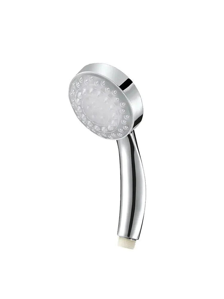Handheld 7 Color Changing LED Light Water Bath Home Bathroom Shower Head Glow Anti Spier