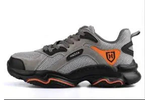 Men Steel Toe Outdoor Safety Work Shoes Anti Spier
