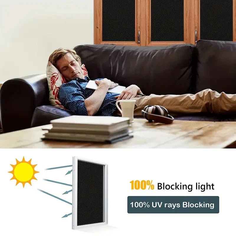 Frosted Static Cling Window Film for Home & Office Anti Spier