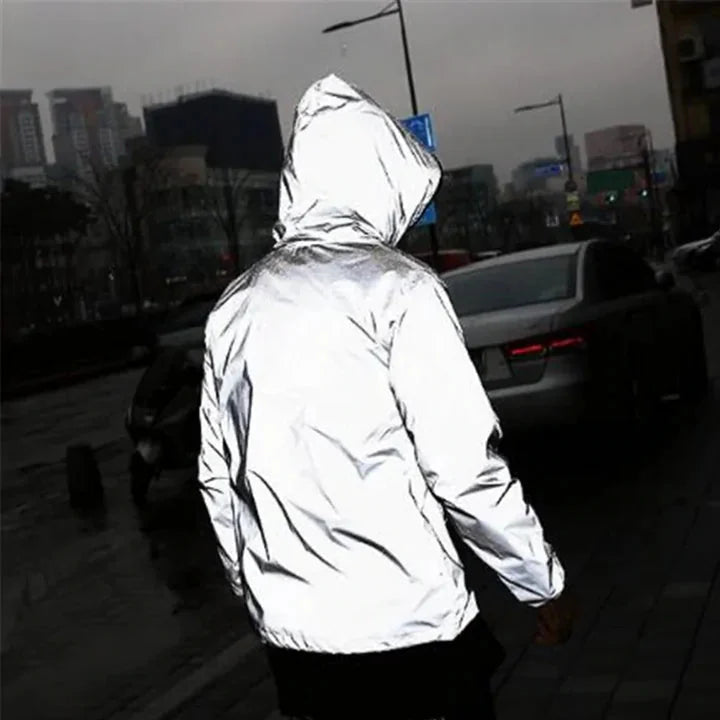FashionFad Reflective Windbreaker Anti Spier