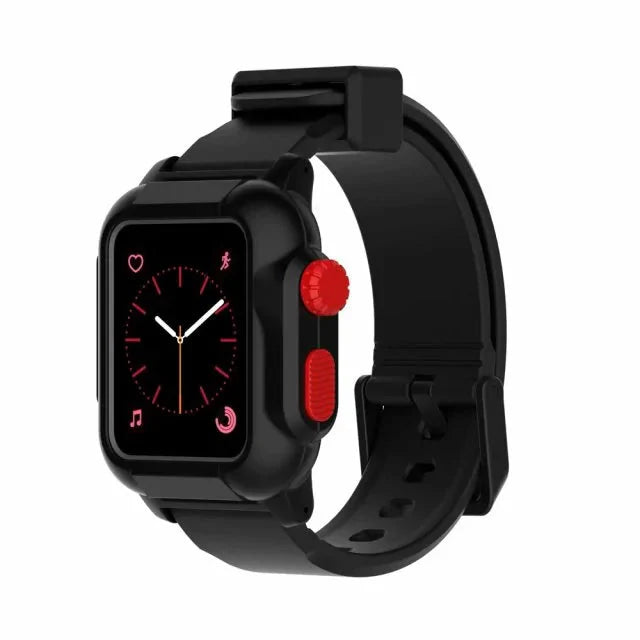 Waterproof Case And Strap Watch Anti Spier