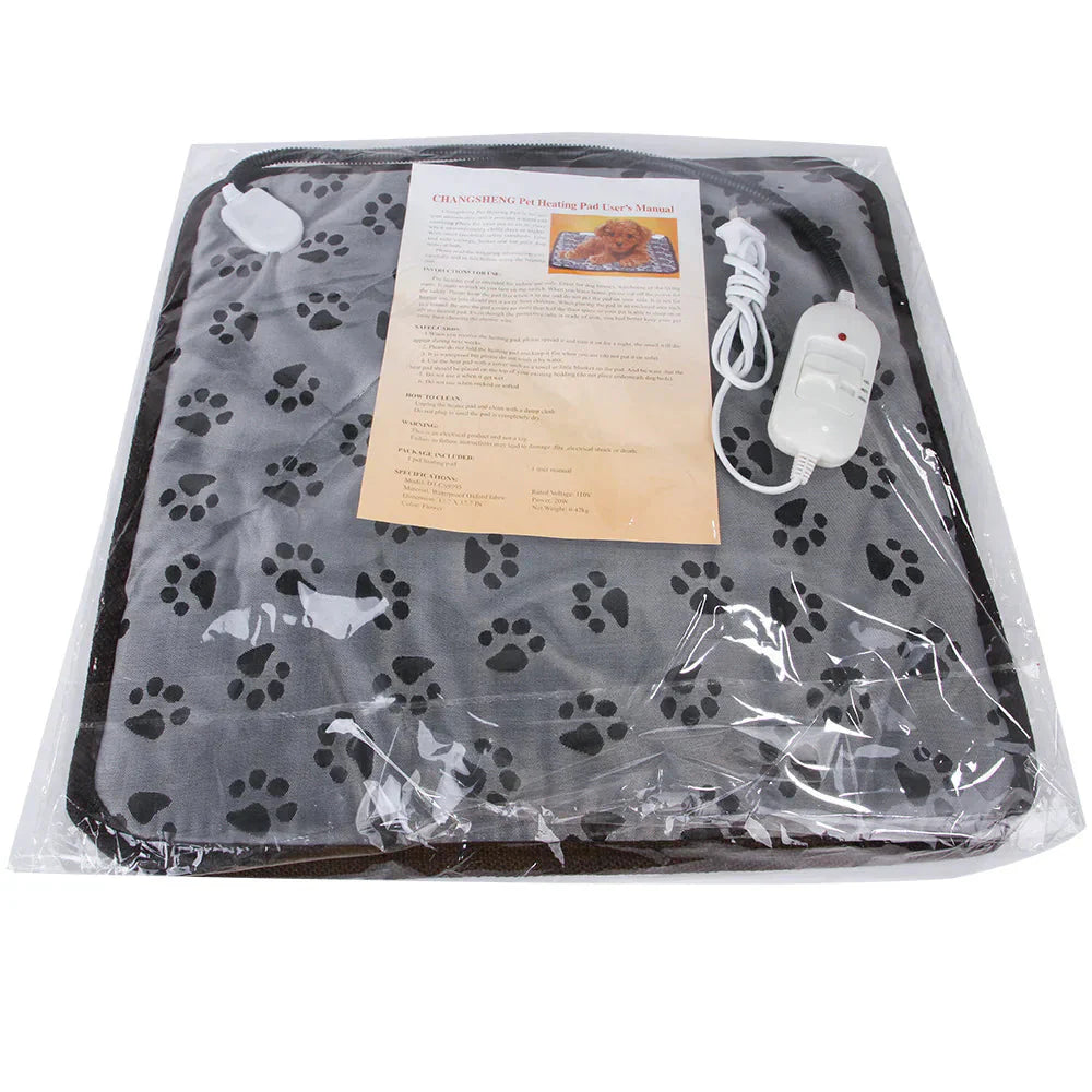 Pet Heated Blanket with Auto-Off & Waterproof Anti Spier