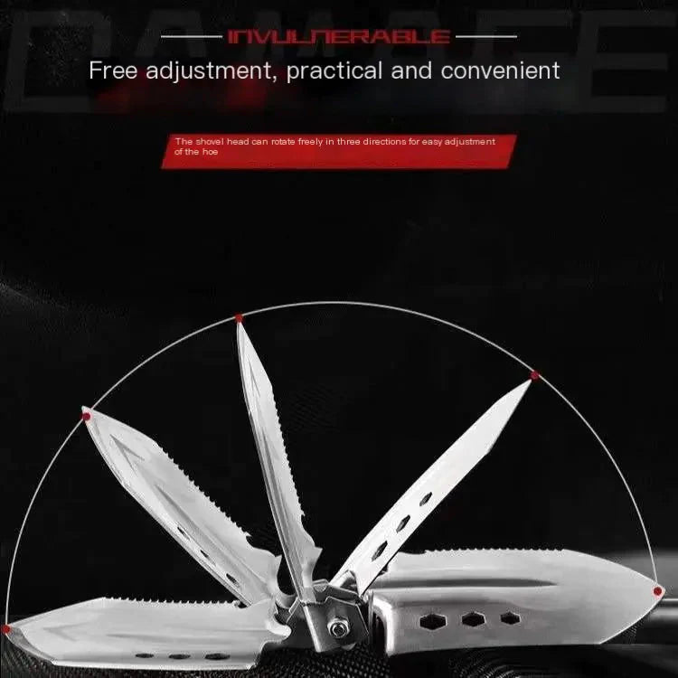 Multifunctional Folding Outdoor Military Shovel Tool Anti Spier