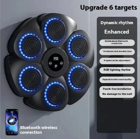 Smart Bluetooth Wireless Boxing Fitness Kit – Home Exercise Equipment Anti Spier