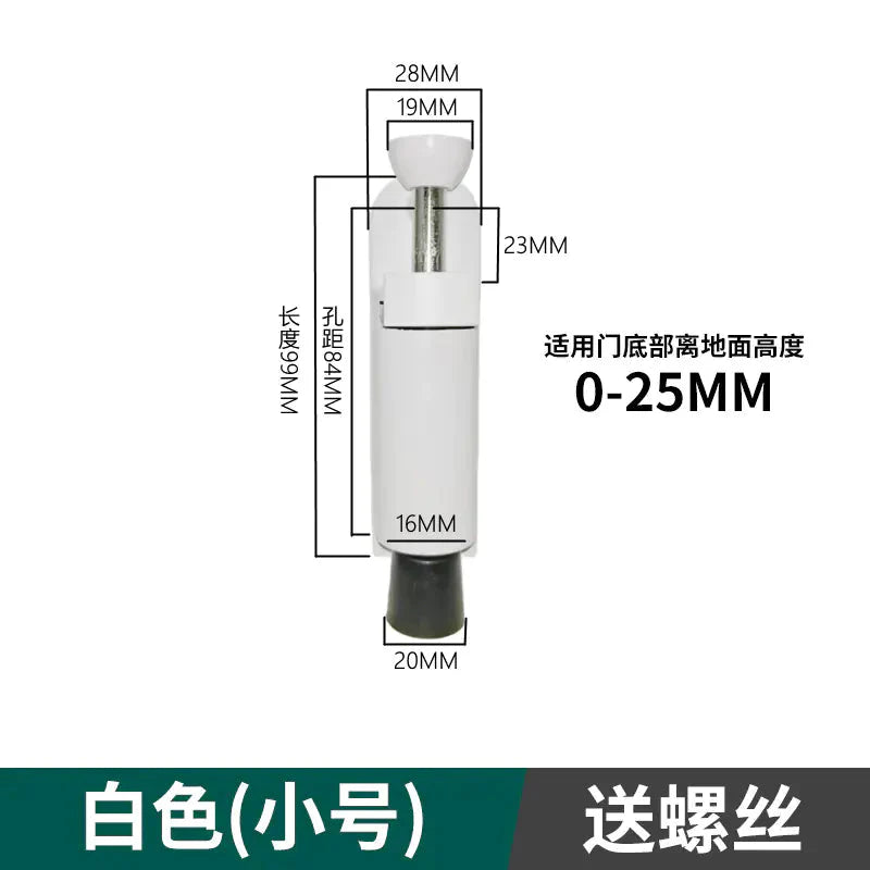 Invisible Foot-operated Door Stopper and Holder Anti Spier