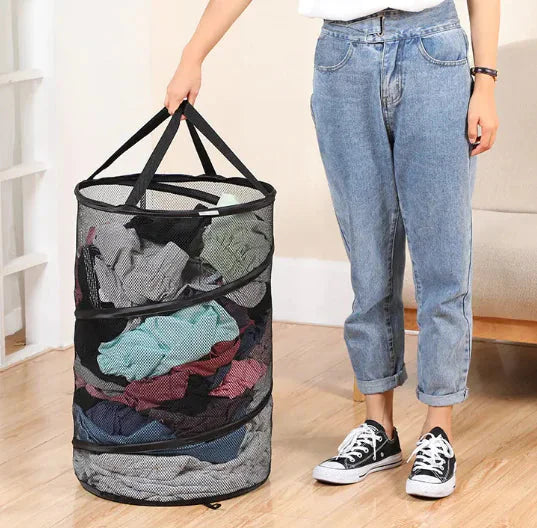 Pop-up Portable Laundry Basket Anti Spier